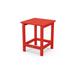 Freeport Park® Frese Sol 72 Outdoor Side Table Plastic in Red | 18 H x 15 W x 15 D in | Wayfair A65315946DC64F0B9EEC2076B1069CDF