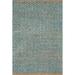 White 24 x 0.4 in Area Rug - Breakwater Bay Laverton Braided Jute/Sisal Blue Area Rug Jute & Sisal | 24 W x 0.4 D in | Wayfair