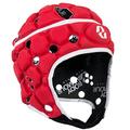 Body Armour Ventilator Headguard Rugby Head Protection Scrum Cap - Adult (XLarge, Red)