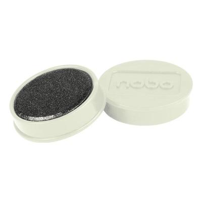 Nobo 10 Haftmagnete rund 38 mm weiß