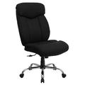 Inbox Zero Oliverson Big & Tall 400 lb. Rated High Back Executive Swivel Office Chair Upholstered/ in Gray/Black | 45.5 H x 29 W x 29 D in | Wayfair