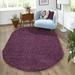 Indigo 96 x 1.5 in Area Rug - Winston Porter Renesha Eggplant Purple Area Rug Polypropylene | 96 W x 1.5 D in | Wayfair