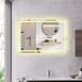 Ivy Bronx Lapp Frameless Lighted Bathroom/Vanity Mirror | 24.02 H x 36.02 W x 1.57 D in | Wayfair 9D97531C81924A8CAB387001E9B2176C