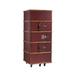 Longshore Tides Dolores Bar Cabinet Wood in Red | 57.9 H x 23.2 W x 24.4 D in | Wayfair 9820FA2016C94DA2981688B9D0BBD0C2