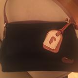 Dooney & Bourke Bags | Dooney And Bourke Vinyl Small Bag | Color: Black/Pink | Size: Os