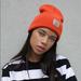 Carhartt Accessories | - Womans Orange Carhartt Beanie Hat New With Tags | Color: Orange | Size: Os