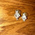 Disney Jewelry | Disney Silver Metal Winnie The Pooh Post Earrings | Color: Silver | Size: Os