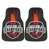 Tampa Bay Buccaneers Super Bowl LV Champions 2-Piece Carpet Car Mat Set