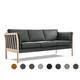 Kragelund »Torup« Couch 3-Sitzer / Echtleder 806 Grau