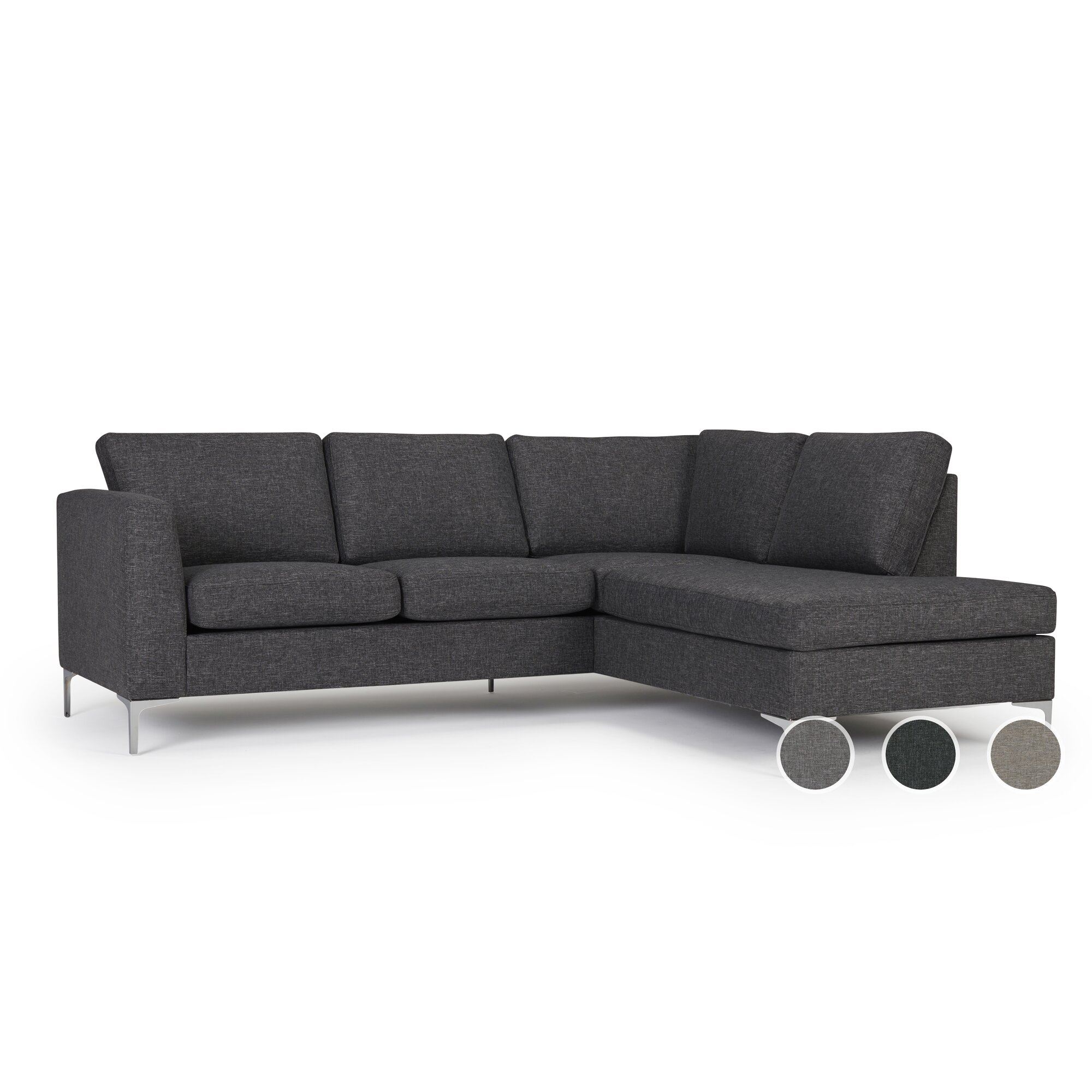 Kragelund »Shea« Ecksofa 2-Sitzer / Kombination 65 / Stoff 244 Sand