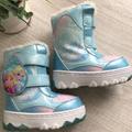 Disney Shoes | Girls Snow Boots | Color: Blue/White | Size: 6bb