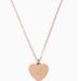 Kate Spade Jewelry | Kate Spade Initial Here “J” Heart Pendant Necklace In Rose Gold-Tone | Color: Gold | Size: Os