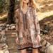 Anthropologie Dresses | Anthropologie Ismelda Tunic Dress | Color: Black/Tan | Size: Xsp