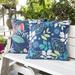 Winston Porter Brenneman Leafly Breeze Outdoor Throw Pillow Polyester/Polyfill blend | 20 H x 20 W x 3 D in | Wayfair