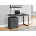 "Computer Desk / Home Office / Laptop / Left / Right Set-Up / Storage Drawers / 48""L / Work / Metal / Laminate / Grey / Black / Contemporary / Modern - Monarch Specialties I 7645"