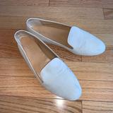 J. Crew Shoes | J.Crew Suede Flat Loafers | Color: Cream/Tan | Size: 8