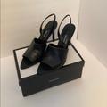 Nine West Shoes | Nine West Guthrie Slingback Sandals 8.5 Nib | Color: Black | Size: 8.5