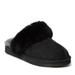 Fireside By Dearfoams Sydney - Womens 8 Black Slipper W