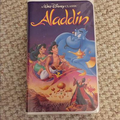 Disney Games | Disney’s Aladdinblack Diamond Classic Vhs | Color: Black/Yellow | Size: Os