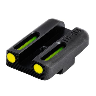 TruGlo Brite-Site TFO Low Profile Green Fiber Optic Front Yellow Rear Sight Set for Glock 42 TG-TG131GT1B