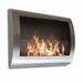 Anywhere Fireplace Indoor Wall Mount Fireplace - Chelsea Model Stainless Steel - Anywhere Fireplace 90298