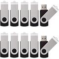 KALSAN 50 Pack 2GB USB Flash Drives Pack USB 2.0 Thumb Drive 2GB Flash Drive 50 Pack USB Memory Stick 2GB Bulk-Black