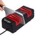 Electric Knife Sharpener 2800r/min Kitchen Knives Scissors Sharpening Tool Grind Professional Sharpener Chef's Choice Safe Diamond Wheel 50w All-Copper Motor(Red)