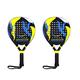 Padel Tennis Racket Racquet Carbon Fiber Power Lite Pop EVA Foam POP Tennis Paddle Paddleball Racket Racquets (2Pcs Black)