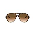 Ray-Ban Cats 5000 Aviator Sunglasses, Brown (710/51 Light Havana)