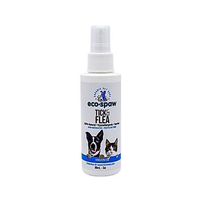 EcoSpaw Unscented Flea & Tick Dog & Cat Spray, 3-oz bottle