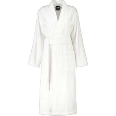 Cawö Bademäntel Damen Kimono Uni 826 weiß - 67 L Weiss