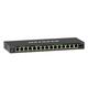 NETGEAR GS316EPP Switch 16 Port Gigabit Ethernet LAN PoE Switch Plus (mit 15x PoE+ 231W & 1x SFP, Managed Netzwerk Switch mit IGMP Snooping, QoS, VLAN, lüfterlos), schwarz