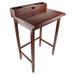 Red Barrel Studio® Solid Wood Standing Desk w/ Hutch Wood in Brown | 45 H x 27.9 W x 21.6 D in | Wayfair C995094E73A3492E80996419B08115F3