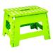 Zoomie Kids Odacia Heavy Duty Folding Step Stool w/ Gripping Surface Plastic in Green | 11.42 H x 8.66 D in | Wayfair