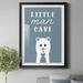 Redwood Rover Little Man Cave - Picture Frame Graphic Art Print on Paper in Blue/Green/White | 42.5 H x 30.5 W x 1.5 D in | Wayfair
