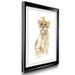 Indigo Safari Savannah Lion Cub - Picture Frame Painting Print on Paper in Brown/Green | 36.5 H x 26.5 W x 1.5 D in | Wayfair