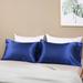 Mercer41 Nicosia Solid Color Pillowcases Microfiber/Polyester/Silk/Satin in Blue | Wayfair B70116DFB31A407AA9E6BA6998760022