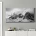 Steelside™ Dolomites - Wrapped Canvas Painting Print Metal in Black/White | 40 H x 20 W x 1.5 D in | Wayfair 60580259EC734F00B7997F825BAD453B