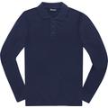 FC-Moto Long Run Polo Longsleeve Camicia, blu, dimensione M