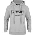 Replay Logo Felpa, grigio, dimensione S