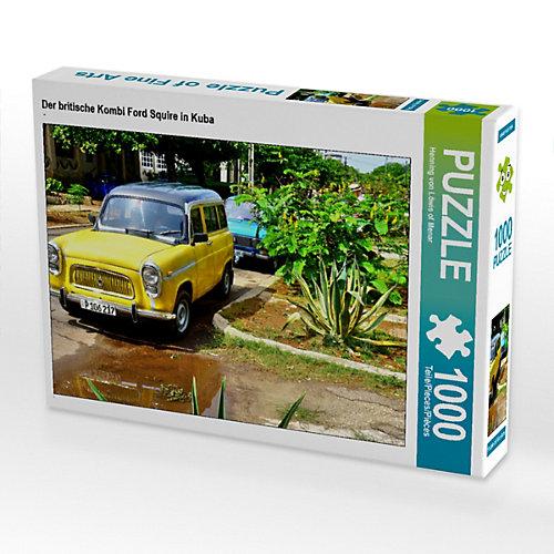 Puzzle CALVENDO Puzzle Der britische Kombi Ford Squire in Kuba - 1000 Teile Foto-Puzzle glückliche Stunden Kinder