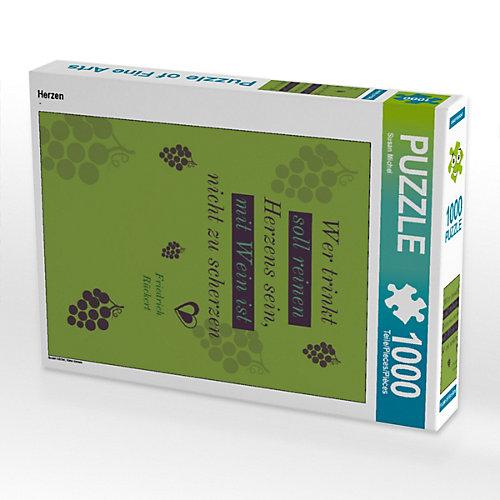 Puzzle CALVENDO Puzzle Herzen - 1000 Teile Foto-Puzzle glückliche Stunden Kinder