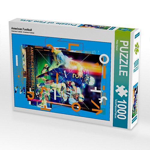 Puzzle CALVENDO Puzzle American Football - 1000 Teile Foto-Puzzle glückliche Stunden Kinder