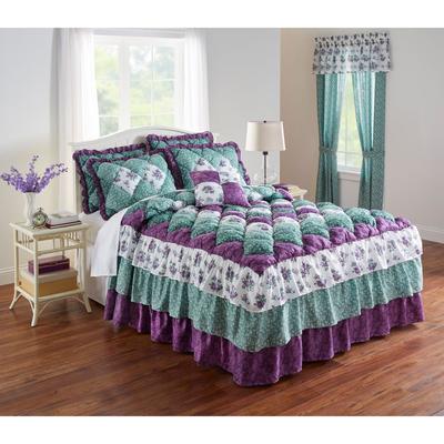 Alexis Bedspread by BrylaneHome in Lilac Sage (Size KING)