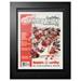 Detroit Red Wings 1998 18'' x 14'' Framed Program Cover Art Print