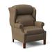 Bradington-Young Chippendale 33" Wide Faux Leather Standard Recliner Fade Resistant in Black/Brown | 43 H x 33 W x 36.25 D in | Wayfair