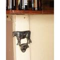 Rosalind Wheeler Lazaro Metal Cow Wall Mount Beer Bottle Opener Metal in Black | 5.91 H x 6.1 W x 1.57 D in | Wayfair