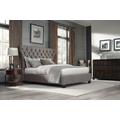 Melina Full-Size Upholstered Platform Bed in Dolphin Linen - Modus 3ZH3L453