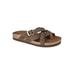 Women's Harrington Leather Sandal by White Mountain in Brown Leather (Size 12 M)