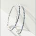 Anthropologie Jewelry | New Dannijo Linx Crystal Hoop Earrings | Color: Blue/Silver | Size: Os